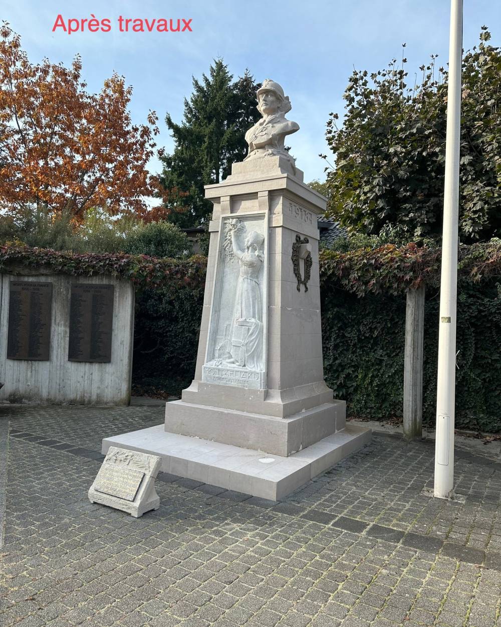 Nettoyage monument à Montbéliard